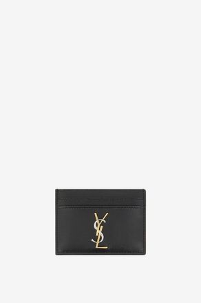 Saint Laurent Kartenetui aus Nappaleder Cassandre