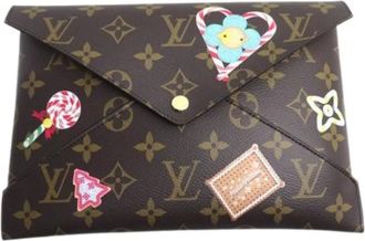 Louis Vuitton Pre-owned Clutches, female, Brown, Size: ONE SIZE Pre-owned Vintage Canvas Clutch