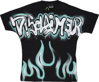 Disclaimer Big Logo T-shirt - Heren - T-shirts - Zwart - XL - Katoen - Tops