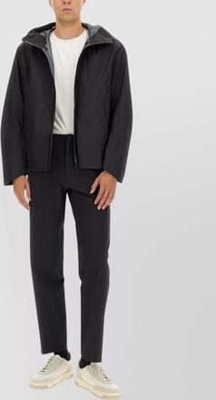 Veilance nylon hooded windbreaker jacket