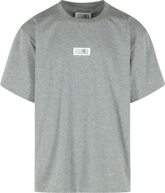 Maison Margiela Camiseta De Algod&oacute;n Gris