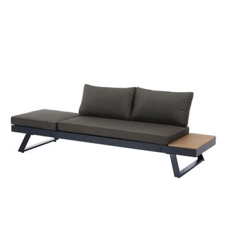 Oresteluchetta Sof&aacute; de exterior de 3 plazas en aluminio antracita mate