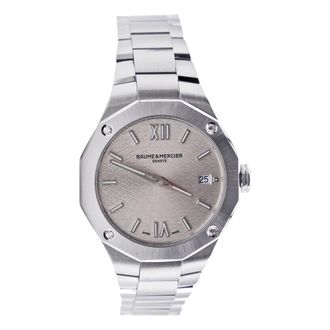 Baume & Mercier Riviera 10614 Quartz Horloge - Dames - Horloges - Grijs - ONE Size - Accessoires