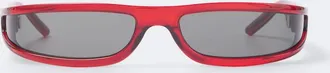 Rick Owens Fog rectangular sunglasses
