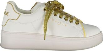 Ga&euml;lle Paris Gaelle Paris Bianco Polyurethaan Dames Sneakers