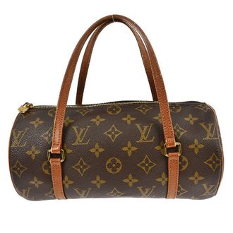 Louis Vuitton Papillon Handbag Monogram Canvas Brown Canvas Handbag (Pre-Owned)