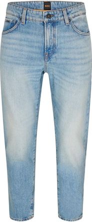 HUGO BOSS Mens Bc 10253474 03 Slim Fit Jeans in Turquoise/Aqua - Blue - Size 34W/32L