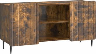 vidaXL Mueble De Tv 102 X 34,5 X 52 Cm Roble Ahumado Vidaxl