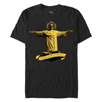 Crooks & Castles Mens Crooks & Castles Honor Amongst Thieves Yellow Print Graphic T-Shirt in Black at Nordstrom, Size Xxx-Large