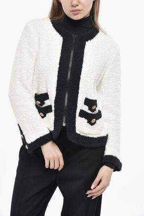 Undercover Cardigan Zip-up con Bordi a Contrasto Undercover