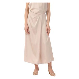 Kocca Midi Skirts, female, Beige, Size: 2XS Elegant Semi Formal Long Skirt