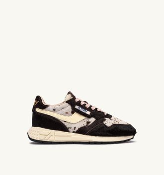 Autry SNEAKERS REELWIND LOW EFFETTO CAVALLINO MARRONE WILD COW E RUTABAGA