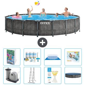 Intex Piscina Prism Frame Redonda - 549x122 Cm - 9-piezas S683