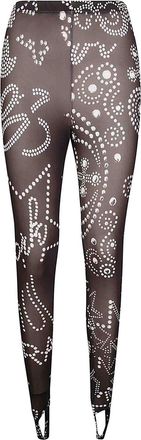Vaquera Women Rhinestuds Legging Knit