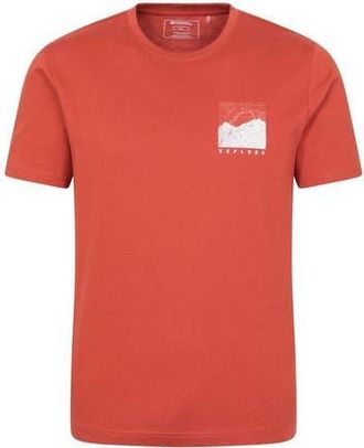 Mountain Warehouse Conquer New Heights Natural Cotton T-shirt in Rust at Nordstrom, Size X-Small