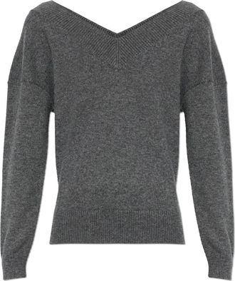 Tom Ford Cashmere V-Neck Trui - Dames - Cashmere truien - Grijs - XS - Truien & Vesten