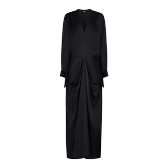 Toteme Mujer, Vestidos, Negro, Talla: S