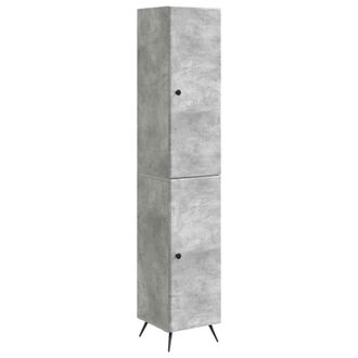 vidaXL Juego De Armarios 2 Uds. Gris Hormig&oacute;n Madera De Ingenier&iacute;a Vidaxl