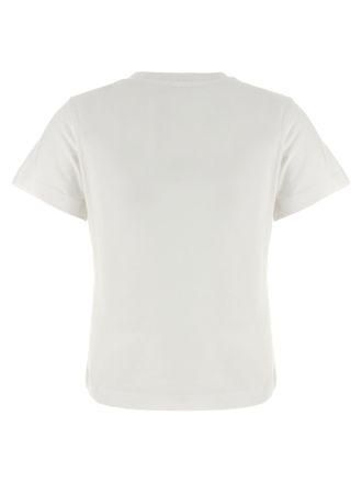 Moncler Logo-Embroidered Cotton T-Shirt - White
