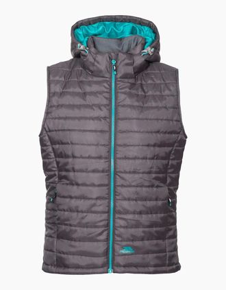 Trespass Womens Trespass Womens/Ladies Aretha Casual Gilet - Black/Grey - Size: 18/20