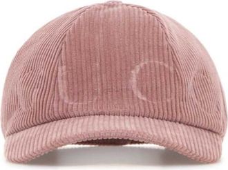 Gucci Pink Corduroy Baseball Hat