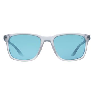 Quiksilver Rectangle Mens Matte Ice Blue Crystal Mirrored QS4001 - One Size