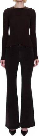 Pistola Denim Kinsley Corduroy Flare Jeans In Mocha