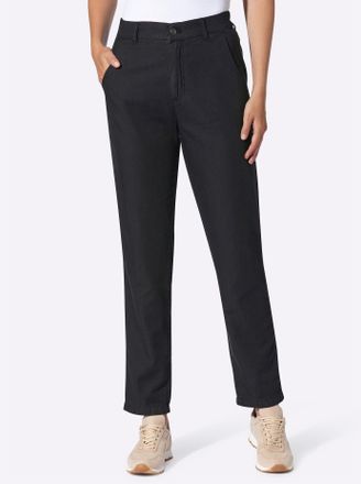 Heine Bequeme Jeans HEINE, Damen, Gr. 34, Normalgr&ouml;ssen, graphit denim, 100% Baumwolle, Jeans Bequeme Jeans