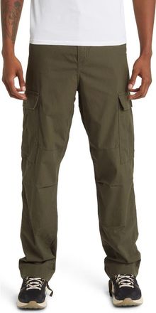 Carhartt Work in Progress Cotton Ripstop Cargo Pants in Cypress (Rinsed) at Nordstrom, Size 30 X 32