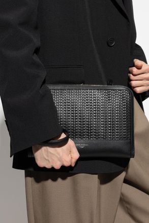 Dolce & Gabbana Handheld Bag With Logo, Mens, Black