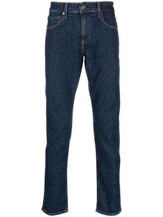 Calvin Klein mid-rise slim-fit jeans - Blue