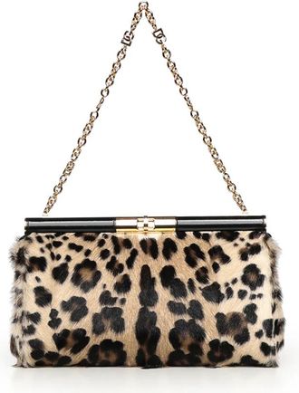 Dolce & Gabbana Marlene Shoulder Bag - Dames - Schoudertassen - Veelkleurig - ONE Size - Leer - Tassen