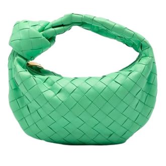 Bottega Veneta Pre-owned Jodie Mini Bag - Dames - Pre-owned - Groen - Maat: ONE Size Leer