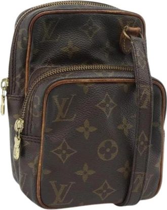 Louis Vuitton Pre-owned Mini Amazon Schoudertas - Dames - Vintage Schoudertas - Bruin - ONE Size - Leer - Vintage