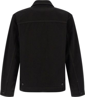 Christophe Lemaire Heavy Cotton Denim Jacket - Black