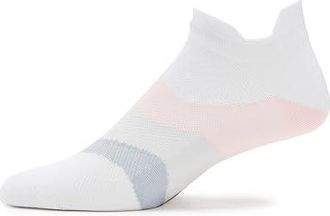 Feetures Elite Ultra Light Tab Quarter Length Socks Shoes White Rose : MD (US Mens Shoe 6-8.5 - Womens Shoe 7-9.5), Nylon/Spandex