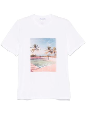 Jacob Cohen photograph-print T-shirt - men - Cotton - M - White