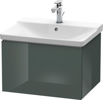 Duravit Duravit L-cube Mueble De Pared, Ancho 620mm, Profundidad 481, 1 Extra&iacute;ble, Se Ajusta A La Medida. Art&iacute;culo 233265, Color: Laca De Alto Brillo Dolomiti
