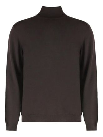 Slowear high-neck wool sweater - men - Wool - 50 - Brown