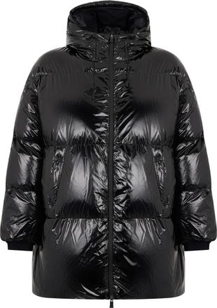 Herno Gevoerde jas met capuchon - Dames - Winterjassen - Zwart - 3XL - Jassen