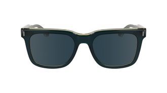 Calvin Klein Mens Sunglasses CK24536S - Petrol/Smoke with Solid Blue Lens