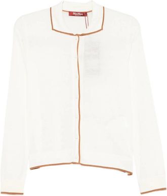 Max Mara Contrast-trim Cardigan