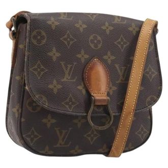 Louis Vuitton Pre-owned Saint Cloud MM Schoudertas - Dames - Pre-owned - Bruin - Maat: ONE Size Leer