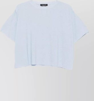 Fabiana Filippi round neck knit top short sleeves