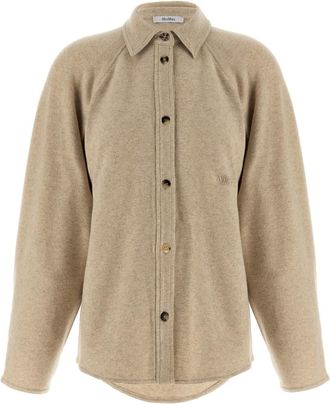 Max Mara Beige Comfort Solid Shirt