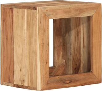 vidaXL Taburete Madera Maciza De Acacia 40x30x40 Cm Vidaxl
