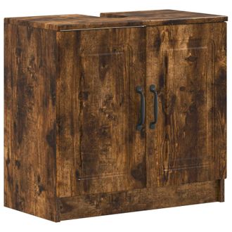 vidaXL Mueble De Lavabo Para Ba&ntilde;o Utrecht Roble Ahumado Vidaxl
