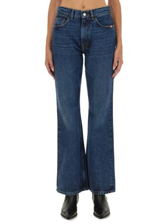 Amish Denim Flared High Rise Jeans