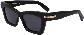 Ferragamo SF2031S 001 Womens Sunglasses Black Size 52