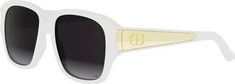 Dior DIORGLOW S2I Smoke Gradient Square Ladies Sunglasses CD40224I 25B 54